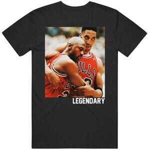Michael Jordan Pippen Legendary Flu Game Basketball Fan T Shirt